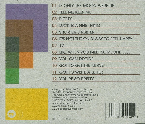 Field Music : Field Music (CD, Album)