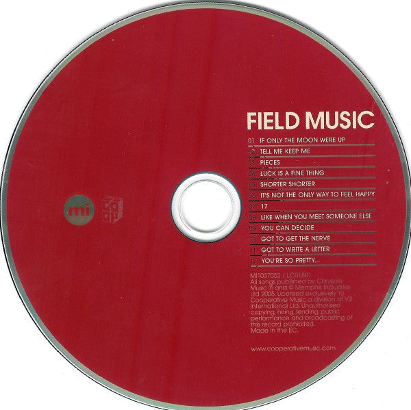 Field Music : Field Music (CD, Album)