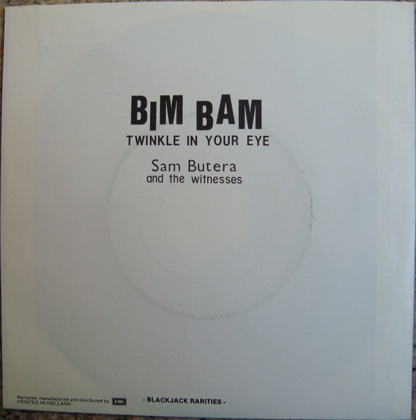 Sam Butera And The Witnesses : Bim Bam / Twinkle In Your Eye (7", Single, RE)