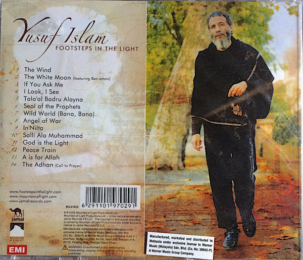 Yusuf Islam : Footsteps In The Light (CD, Comp)