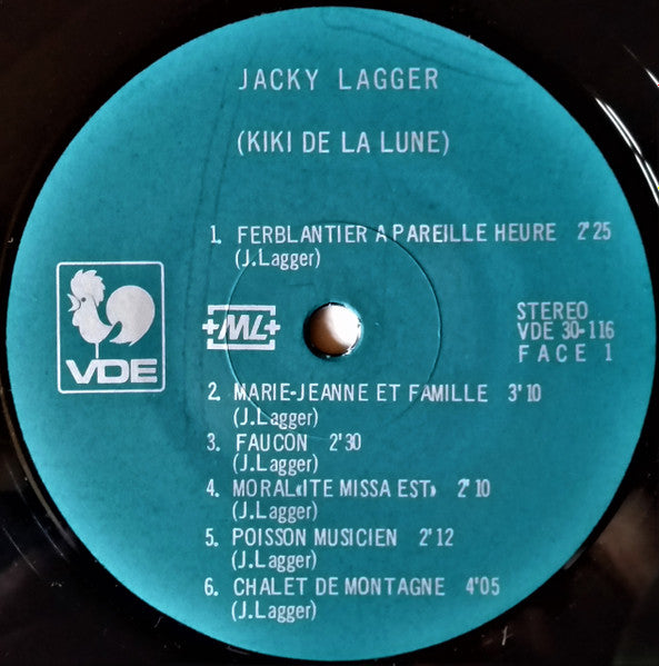 Jacky Lagger : Kiki De La Lune (LP, Album)