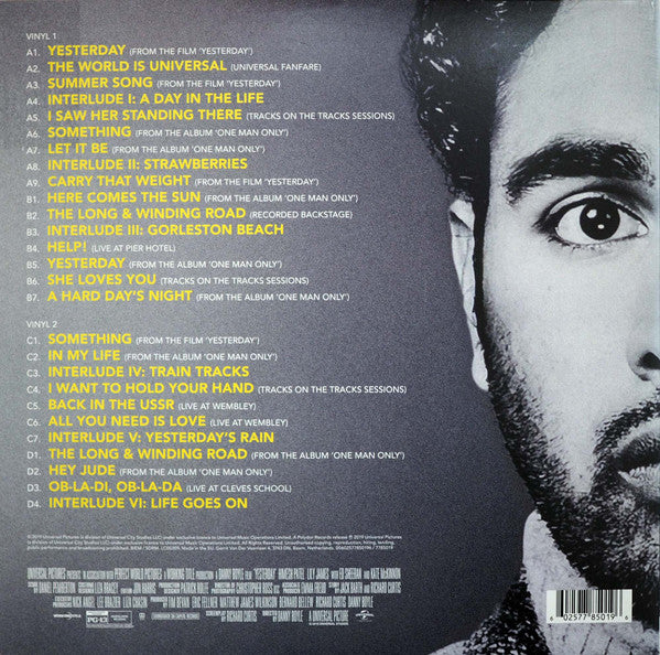 Various : Yesterday (Original Motion Picture Soundtrack) (2xLP, Album)