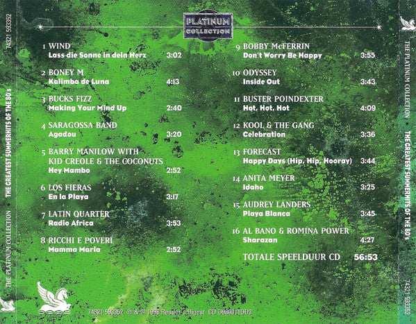 Various : The Greatest Summerhits Of The 80's (CD, Comp)