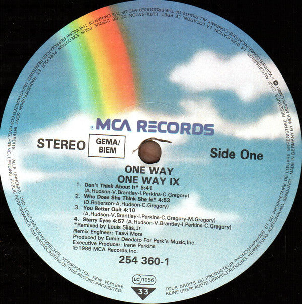 One Way : One Way IX (LP, Album)