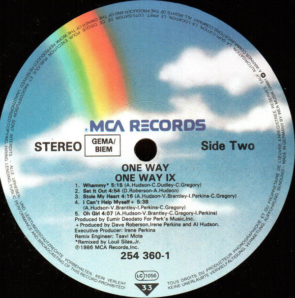 One Way : One Way IX (LP, Album)