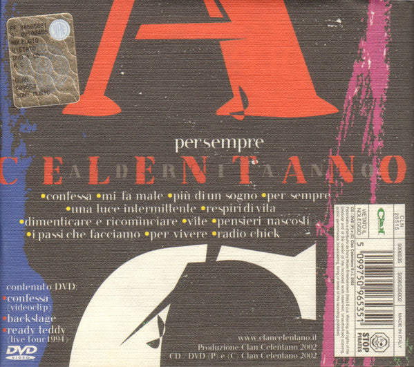 Adriano Celentano : Per Sempre (CD, Album + DVD-V)
