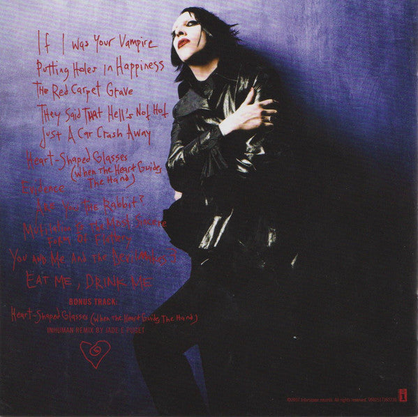 Marilyn Manson : Eat Me, Drink Me (CD, Album, RE, Jew)