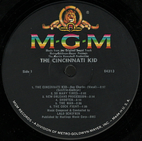 Lalo Schifrin : The Cincinnati Kid (LP, Album, Mono)