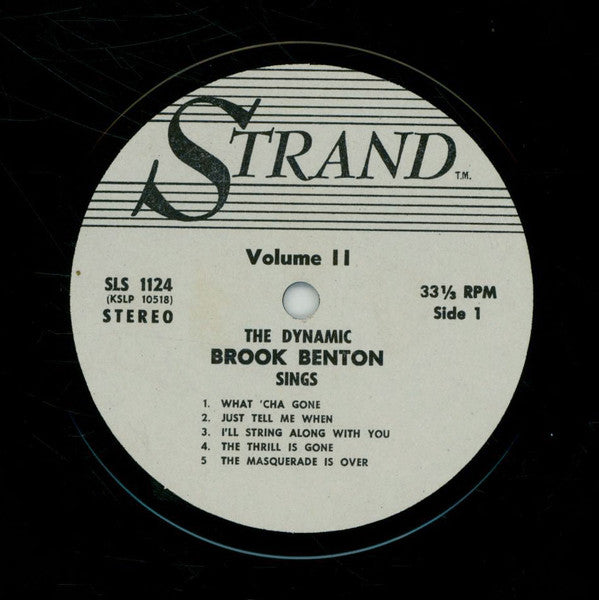 Brook Benton : Brook Benton Sings Volume Two (LP)