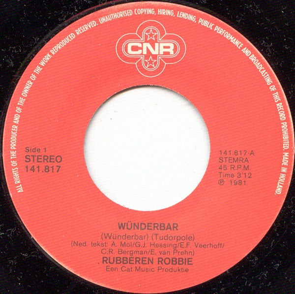 Rubberen Robbie : Wunderbar (7", Single)