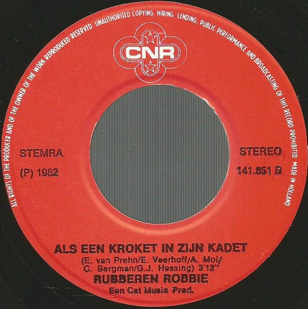 Rubberen Robbie : Het Slurvenlied (7", Single)