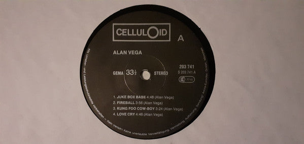 Alan Vega : Alan Vega (LP, Album)