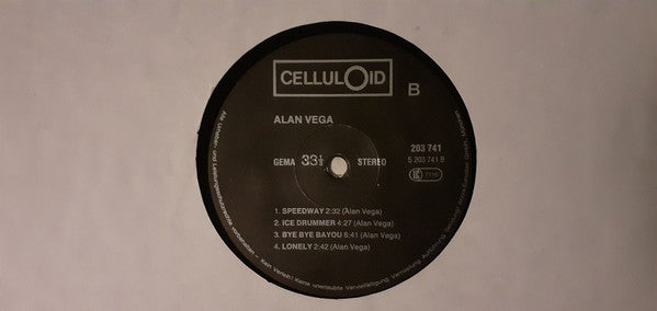 Alan Vega : Alan Vega (LP, Album)