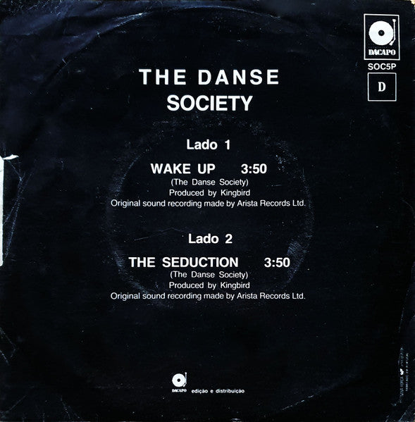 The Danse Society : Wake Up (7", Single)