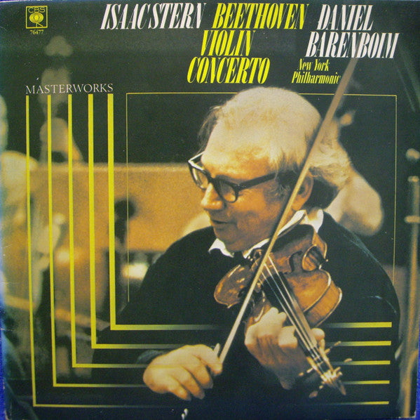 Ludwig van Beethoven • Isaac Stern / Daniel Barenboim / New York Philharmonic : Violin Concerto (LP, Album)