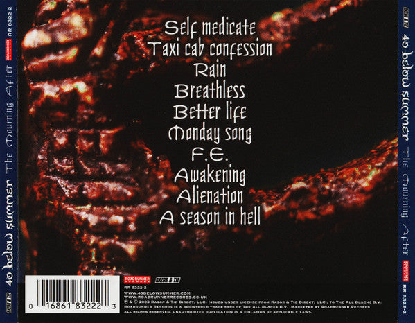 40 Below Summer : The Mourning After (CD, Album)