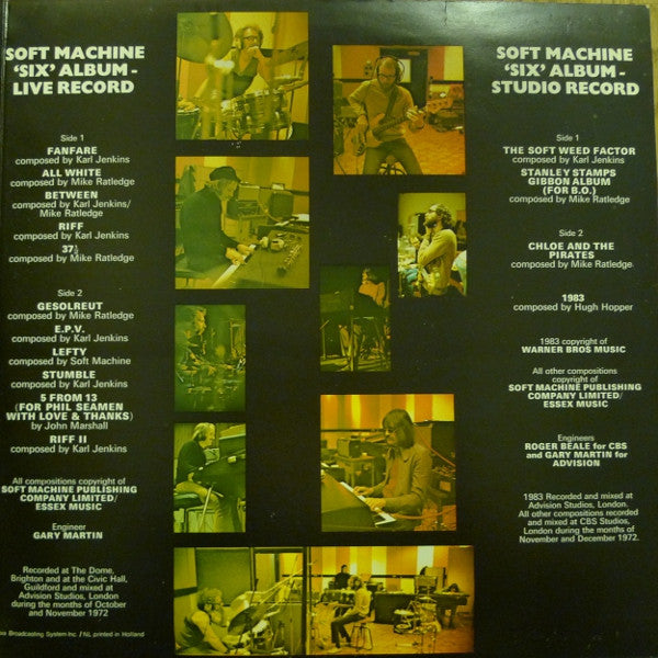 Soft Machine : Six (2xLP, Album, Gat)