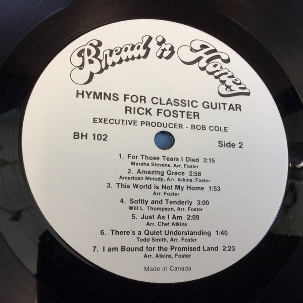Rick Foster : Hymns For Classical Guitar (LP, Album)