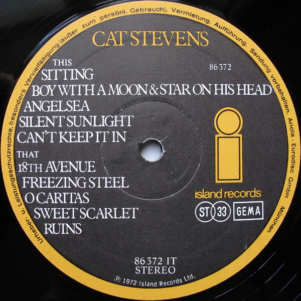 Cat Stevens : Catch Bull At Four (LP, Album, RP, Gat)