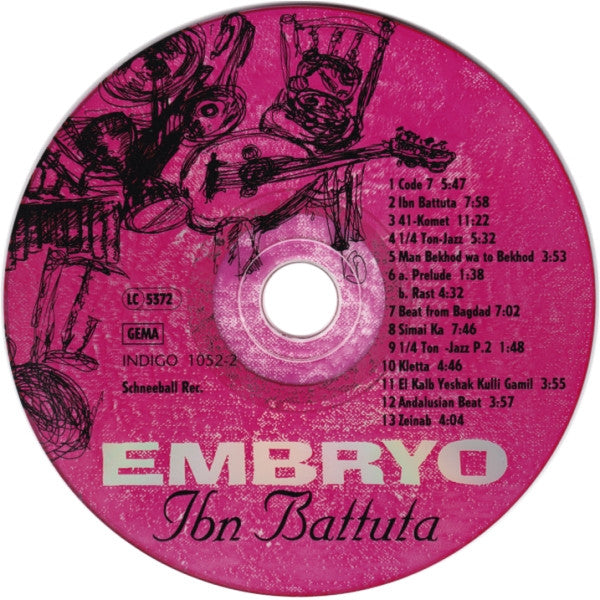 Embryo (3) : Ibn Battuta (CD, Album, Dig)
