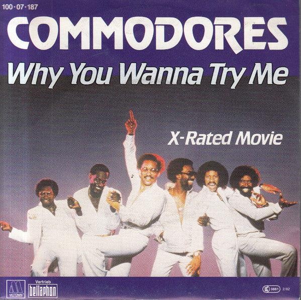 Commodores : Why You Wanna Try Me (7", Single)