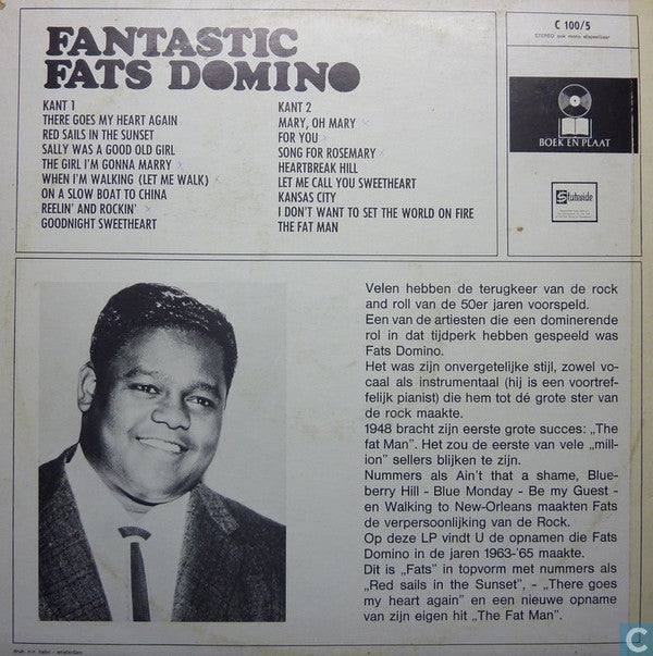 Fats Domino : Fantastic Fats Domino (LP, Comp, Club)