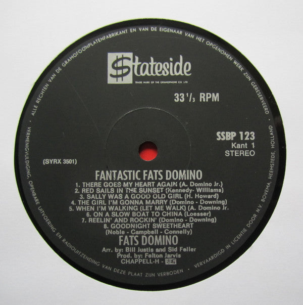 Fats Domino : Fantastic Fats Domino (LP, Comp, Club)