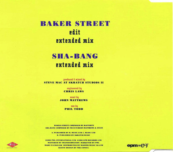 Undercover : Baker Street (CD, Single)