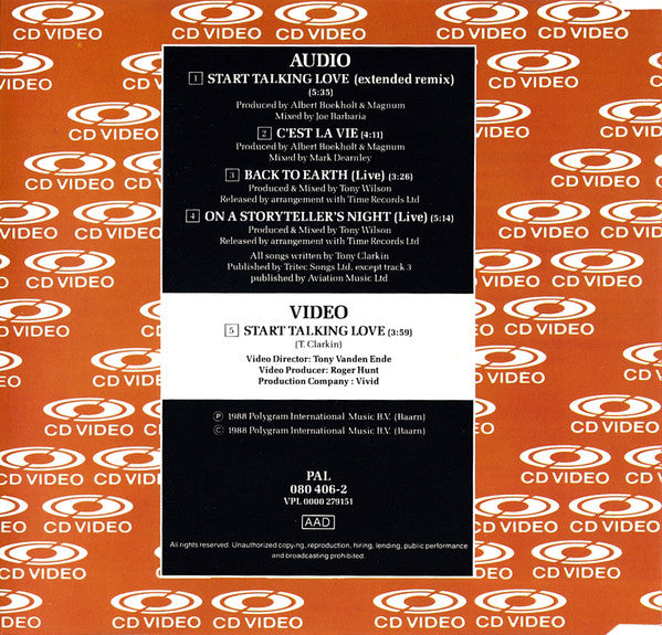 Magnum (3) : Start Talking Love (CDV, 5", Single, PAL)