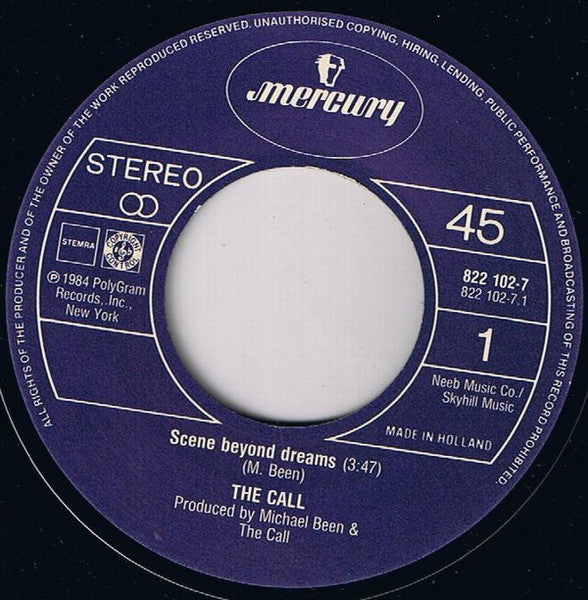 The Call : Scene Beyond Dreams (7", Single)