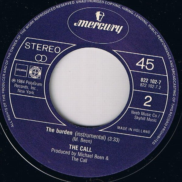 The Call : Scene Beyond Dreams (7", Single)