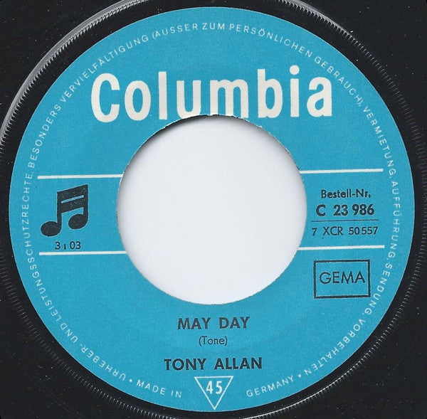 Tony Allan : Don't Go / May Day (7", Single)