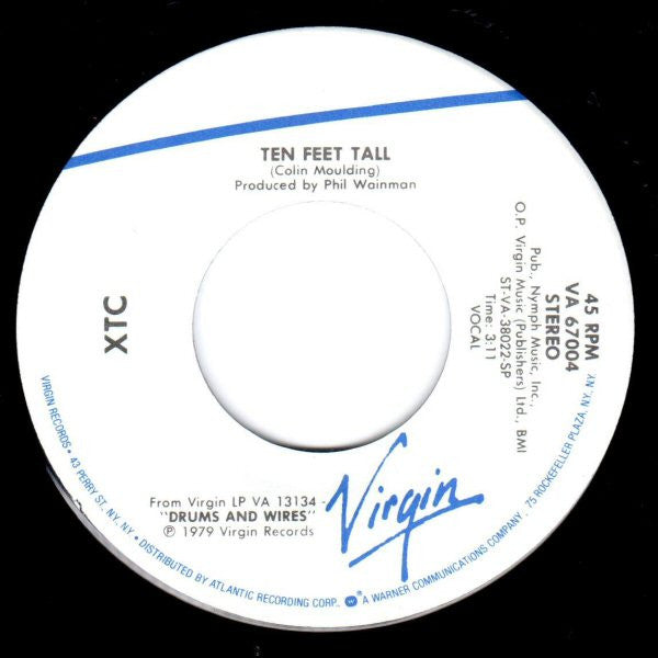 XTC : Ten Feet Tall (7", Single, SP )