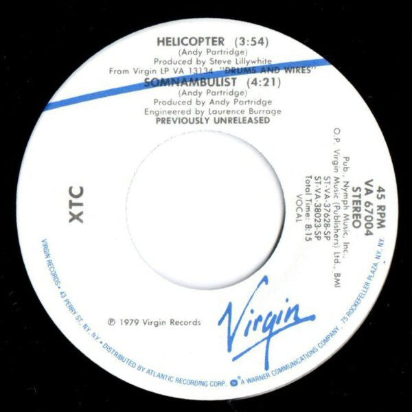 XTC : Ten Feet Tall (7", Single, SP )