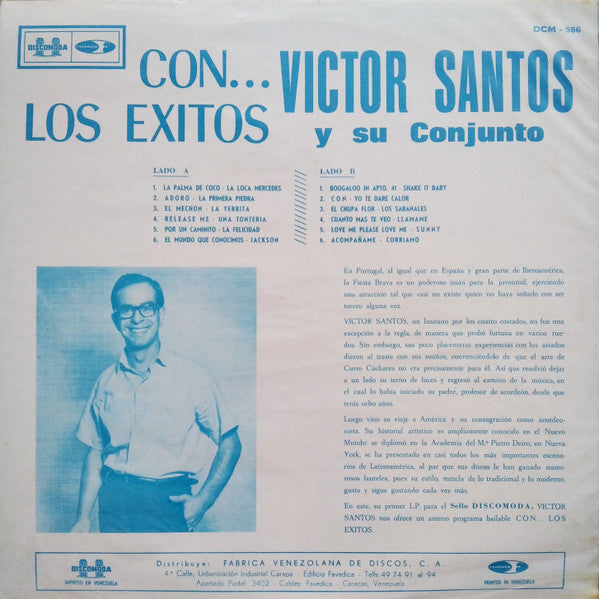 Victor Santos Y Su Conjunto* : Con... Los Exitos (LP)