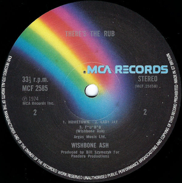 Wishbone Ash : There's The Rub (LP, Album)