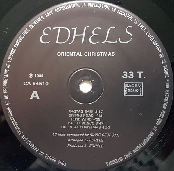 Edhels : Oriental Christmas (LP)