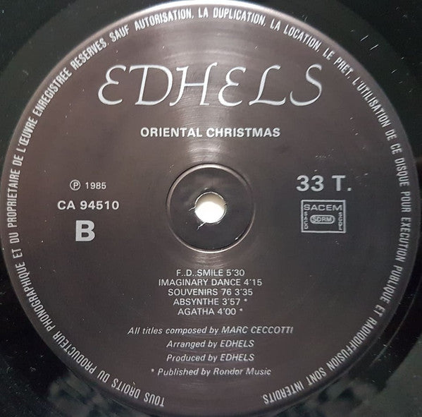 Edhels : Oriental Christmas (LP)
