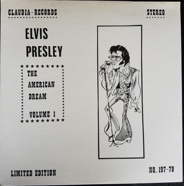 Elvis Presley : The American Dream volume 1 (LP, Ltd, Unofficial)