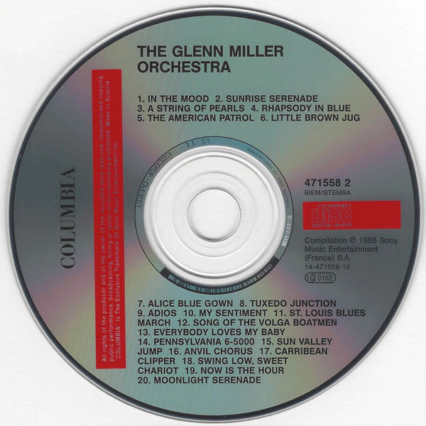The Glenn Miller Orchestra : Glenn Miller Orchestra (CD, Comp, RE)