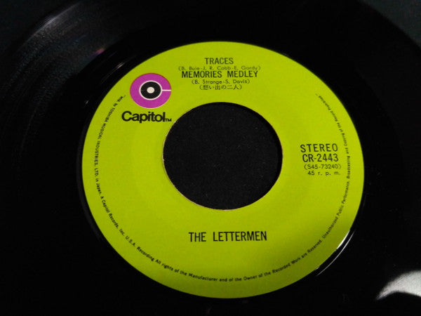 The Lettermen : Traces / Memories Medley / Everybody Loves Somebody (7", Single)