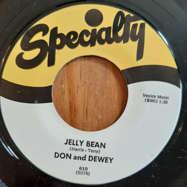 Don & Dewey :  Leavin' It All Up To You / Jelly Bean  (7", RE)