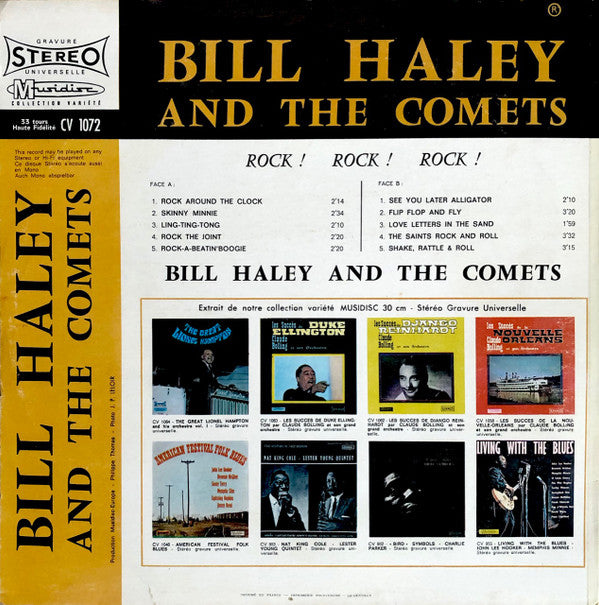 Bill Haley And The Comets* : Rock! Rock! Rock! (LP, Comp, RE)
