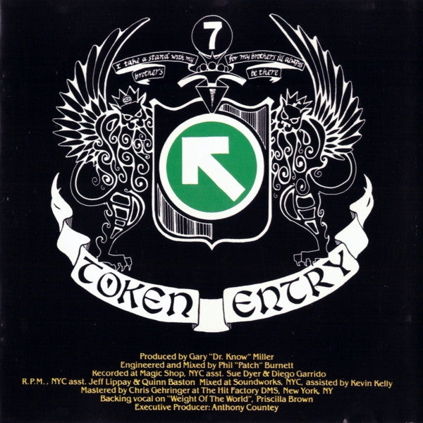 Token Entry : The Weight Of The World (CD, Album)