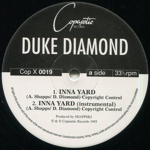Duke Diamond (2) : Inna Yard / Old Man River (12")