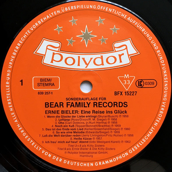 Erni Bieler : Eine Reise Ins Glück (LP, Album, Comp, Mono)