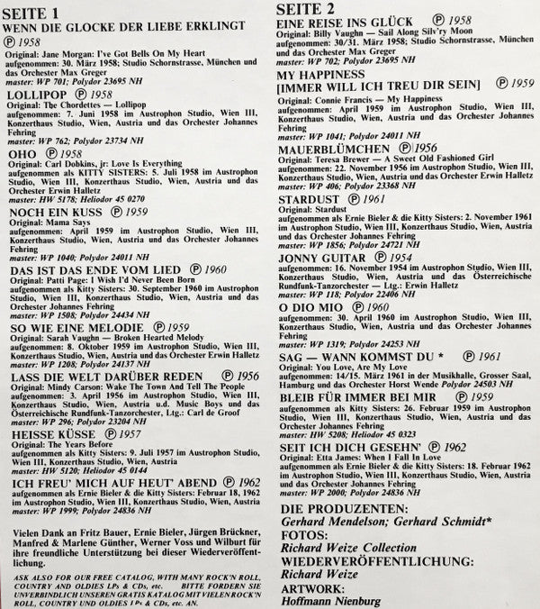 Erni Bieler : Eine Reise Ins Glück (LP, Album, Comp, Mono)