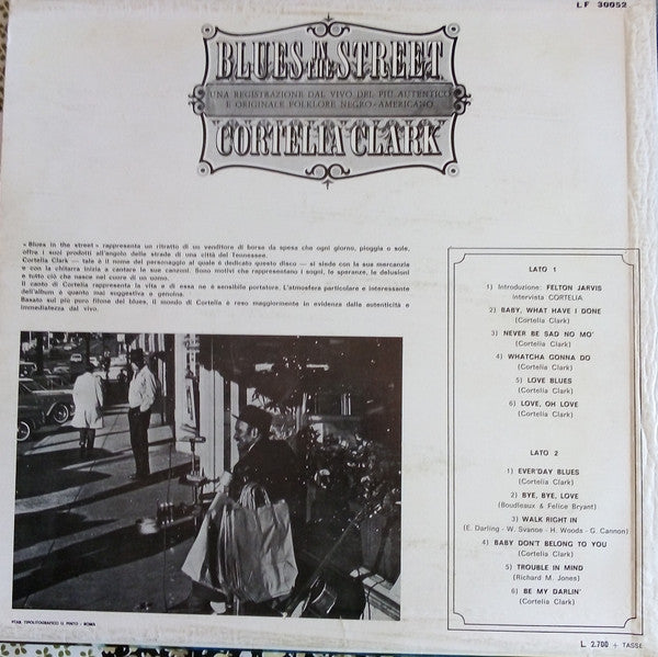 Cortelia Clark : Blues In  The Street (LP)