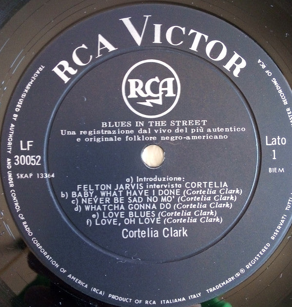 Cortelia Clark : Blues In  The Street (LP)
