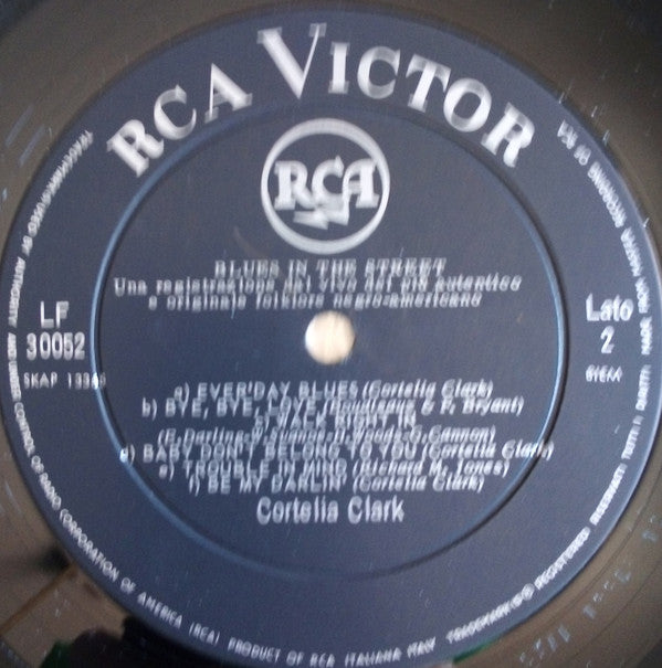 Cortelia Clark : Blues In  The Street (LP)